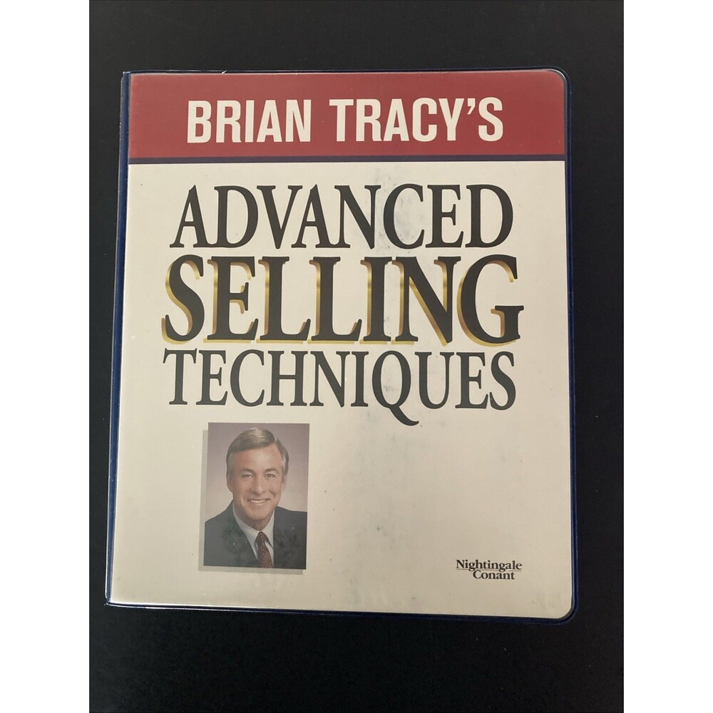 Brian Tracy Advanced Selling Techniques Nightingale Conant 6 Cassette Set & Book